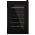 Les Petits Champs Weinkühlschrank, Schwarz, Metall, 45x73.5x52.5 cm, Küchengeräte, Küchenelektrogeräte, Kühl- & Gefrierschränke, Weinkühlschränke