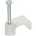 InLine 44020 100er Pack Kabelschelle 8mm eckig, weiß