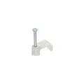 InLine® Kabelschelle 8mm eckig, weiß, 100 Stück