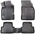 ELMASLINE 3D Gummimatten Set für Peugeot Rifter ab 2018 | Extra hoher 5cm Rand