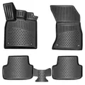 Design 3D Gummimatten Set für PEUGEOT RIFTER ab 2018 | Extra hoher 5cm Rand