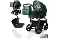bergsteiger Kombi-Kinderwagen Babywagen Capri 3in1, Kombikinderwagen Komplettset, (10-tlg)