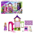 Mattel® Spiel Disney Prinzessin Rapunzel Turm Spielset - Interaktives Märchen-Abente
