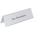 DURABLE Tischnamensschilder 8053-19 transparent 29,7 x 10,5 cm, 25 St.