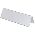 DURABLE Hinweisschild 25 Tischnamensschilder Dachaufsteller 10,5/21 x 29,7cm, Beidseitig beschreibbar und lesbar weiß