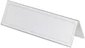 DURABLE 805319 Tisch-Namensschild, Dach-Form, aus Harfolie