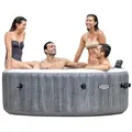 INTEX 28440 - Whirlpool - PureSPA Bubble »Greywood Deluxe« (rund, Ø196 außen/Ø145cm innen)