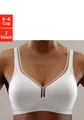 petite fleur T-Shirt-BH (Packung, 2 Stück) ohne Bügel aus Baumwolle, Basic Dessous, 2xweiß