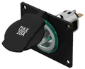 Pro Car 20 A-Powersteckdose 12-24V mit Einbaupanel