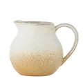 Bloomingville Milchkännchen PAULA Beige Weiß 435 ml Geschirr Kanne