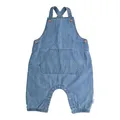 maximo Baby-Latzhose Denim-Optik mit Öffnung für Windelwechsel