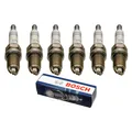 6 x Zündkerzen BOSCH für 2.6 110kW + 2.8 128kW AUDI 80 (B4) 100 A6 (4A) A4 (B5)