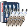 4x BOSCH FR7LDC+ 0242235668 Zündkerze für AUDI BMW DACIA RENAULT SEAT SKODA VW