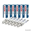 6 BOSCH SUPER+ ZÜNDKERZEN passend für AUDI 80 A4 A6 A8 V6 BMW Z3 E36 E46 E38 E39
