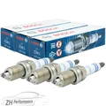 3x BOSCH FR7LDC+ Zündkerzen 0242235668 für VW Golf IV Polo Seat Skoda Octavia
