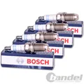 4x BOSCH SUPER ZÜNDKERZEN passend für AUDI A2 A3 A4 A6 TT BMW Z3 E30 E36 E34 E39