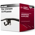Anhängerkupplung abnehmbar für Citroen C4 Picasso 10.2006-12.2015 neu