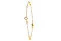HOPLO Goldarmband Goldkette Singapurkette Länge 19cm - Breite 1,2mm - 333-8 Karat Gold, Made in Germany