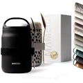 MAMEIDO Thermobehälter für Essen 800 ml, Joghurtbecher to go Edelstahl, Thermobecher Essen auslaufsicher, Lunchbox BPA-frei, Warmhaltebehälter (Rich Black)