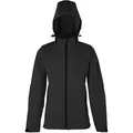 HRM Women's Hooded Soft-Shell Jacket - dark grey - XL