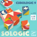 Djeco Cubologic 9 Holzspielzeug Logikspiel 9 Würfel 30 Karten Kinder ab 6