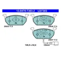 ATE 13.0470-7303.2 Bremsbeläge Bremsklötze Vorne für Audi A3 Seat Skoda VW Golf