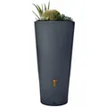 4rain 2In1, Grau, Kunststoff, 220 L, 58x120x58 cm, Gartenzubehör, Gartenpflege