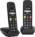 E290 Duo Schnurlostelefon schwarz (L36852-H2901-B101)