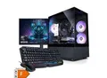 PC Set Gaming mit 27 Zoll TFT Invader XS V AMD Ryzen 7 5700X, 32GB DDR4, NVIDIA RTX 5060 8 GB, 1TB SSD, WLAN, Windows 11