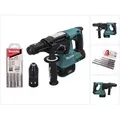 Makita DHR 243 Z Akku Bohrhammer 18 V 2,0 J SDS plus Brushless + 5 tlg. Bohrer Set - ohne Akku, ohne Ladegerät