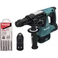 Makita DHR 243 Z Akku Bohrhammer 18 V 2,0 J SDS plus Brushless + 5 tlg. Bohrer Set - ohne Akku, ohne Ladegerät