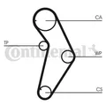 CONTINENTAL CTAM (CT927K1) Zahnriemensatz für FIAT LANCIA