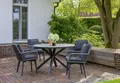Gartenmöbel-Set Diningsessel Marbella mit Tisch Almeria 120 cm Sitzgruppe Balkon
