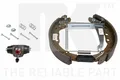 NK 444753001 Bremsbacken Kit Satz Backensatz vormontiert mit Radzylinder hinten