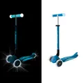 Globber 839-100 GLOBBER ELITE GLOW LIGHTS petrol, mit Leuchtrollen