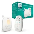 Philips AVENT Babyphone SCD713/26, mit Gegensprechfunktion und Nachtlicht weiß