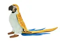 Hansa Toy 3325 Papagei 16 cm hellblau/gelb Kuscheltier