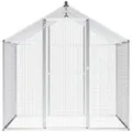 vidaXL Voliere, Außenvoliere Aluminium 178x122x194 cm