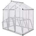 Außenvoliere Aluminium 178x122x194 cm