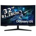 Samsung Monitor Odyssey G5, S32CG554EU, 32 Zoll, WQHD 2560 x 1440 Pixel, 1 ms, 165 Hz, Curved, Gaming