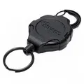 Key-Bak RATCH-IT Ratcheting Key Reel, Heavy Duty (48" / 10 oz.), Schwarz