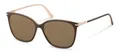 Rodenstock R3340 A151 brown beige layered 59/15/140 Damen Sonnenbrillen