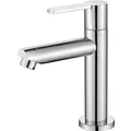 Kaltwasser Wasserhahn Klein Chrom für Gäste WC Waschbecken Abnehmbarer Luftsp...