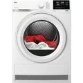 AEG Wärmepumpentrockner 8 kg, Serie 7000: SensiDry schonendes & energiesparendes Trockenverfahren, neue Energiekl. C, Mengenautomatik, Schontrommel, Wechselnde Drehrichtung, Knitterschutz, TR7T60680