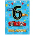 JUNAPACK Einladungskarten Auto zum 6. Kindergeburtstag Jungen Einladungen Rennauto car, Einladungskarten mit einem Auto Motiv zum 6. Geburtstag