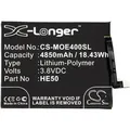 Ersatzakku - CS-MOE400SL - Motorola HE50 / SNN5989A / Moto E4 Plus - 3,8 Volt 4850mAh Li-Polymer