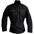 roleff Motorradjacke Reno mit Protektoren, 4 Taschen, 3 Belüftungslöcher schwarz XXL