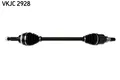 SKF VKJC 2928 Achswelle vorne L 57/662mm passt zu: SUZUKI ALTO VII, SWIFT IV 1.0