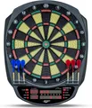 Carromco Zielscheibe Dartboard STRIKER-401 – Elektronische Dartscheibe, Dart, (Modell 92445), mit 6 Softdarts, 35 Spiele & 584 Varianten