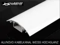 Alunovo HW90-070 Kabelkanal (L x B x H) 700 x 80 x 20mm 1 St. Weiß (glänzend)